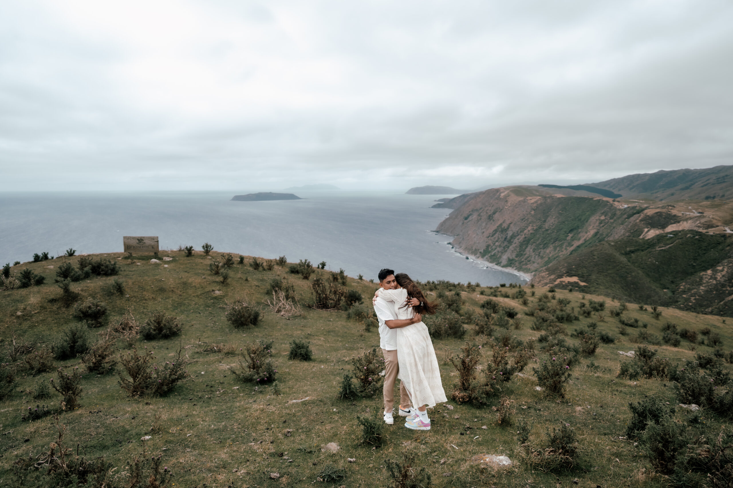 Helicopter proposal in Wellington with scenic mountain views and a surprise celebration at the Bolton Hotel
